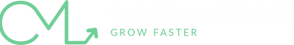 Color More Lines horizontal logo green and white