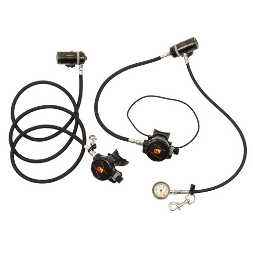 DOUBLES REGULATOR PACKAGE (With Dive Rite Regulator Bag) divingdragon