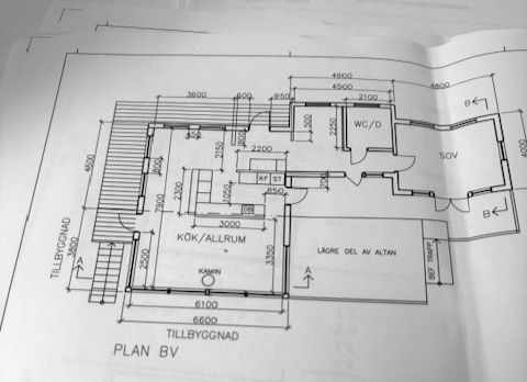 Tillbyggnad och ombyggnation av bostad