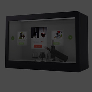 Transparent Display Box, Digital Display