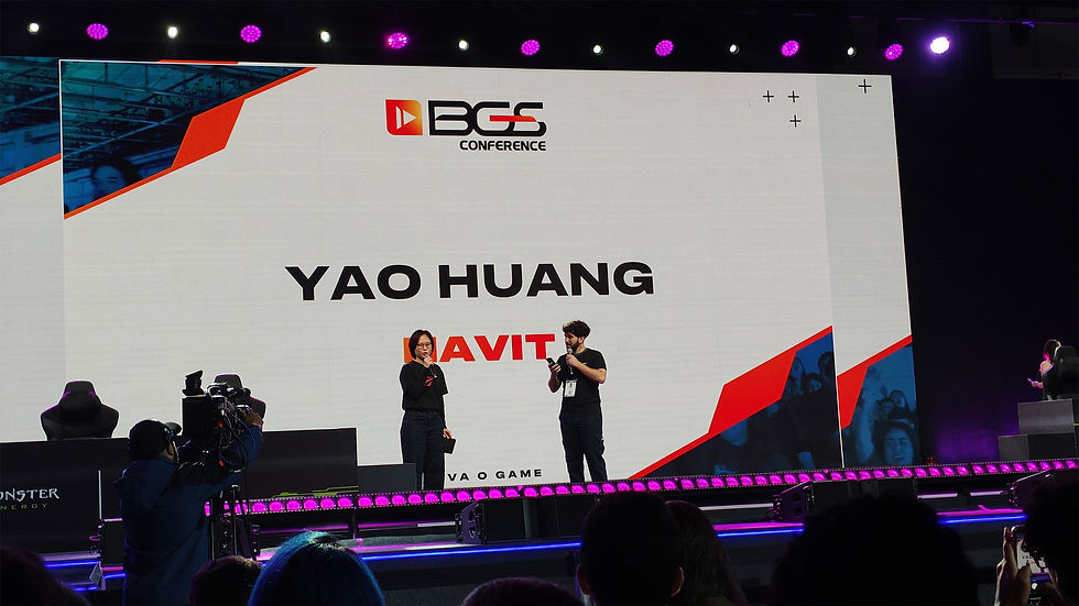 Presente em mais uma BGS, Havit participou da cerimônia junto de outras marcas.