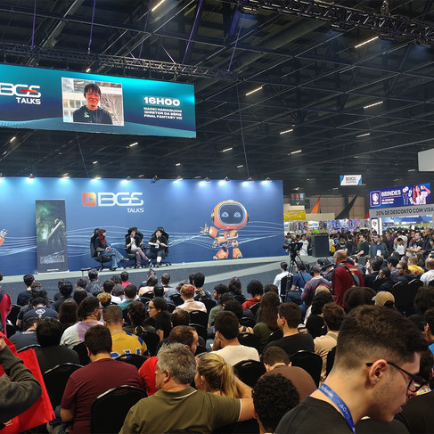 Fãs lotaram local do BGS Talks para assistir à Naoki contar mais detalhes de seu trabalho.