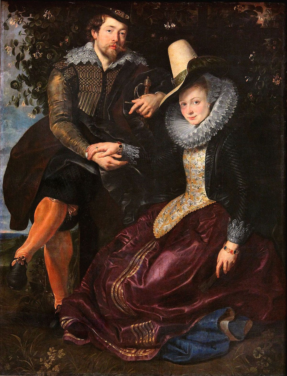Self Portrait with Isabella Brant