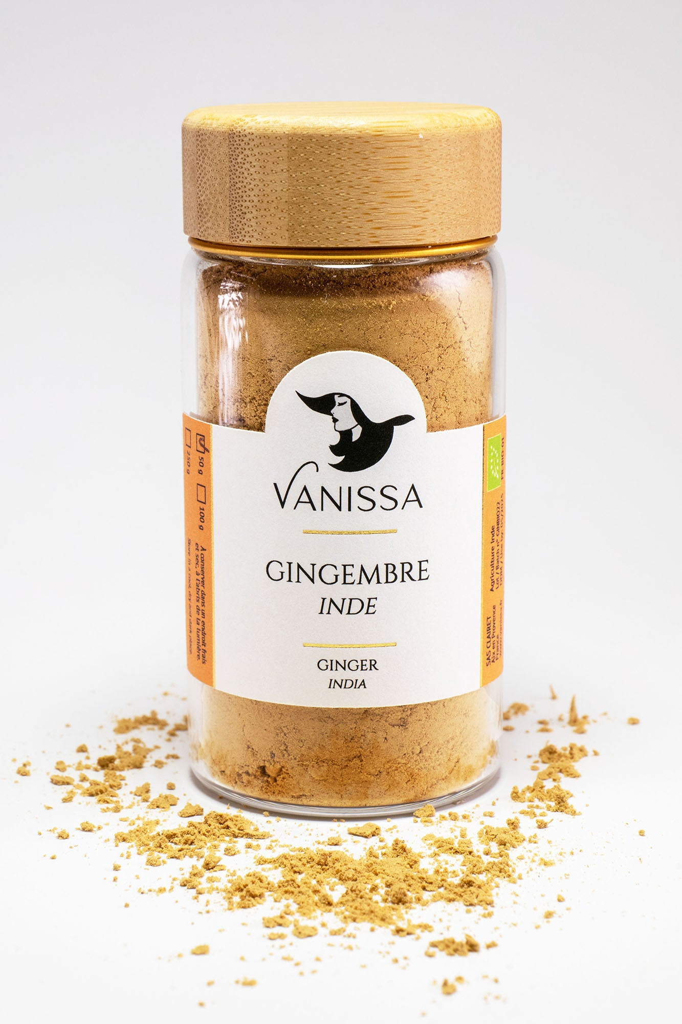 Gingembre en poudre Bio - 50 g