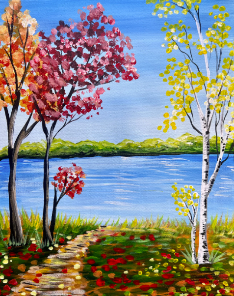 Autumn by the Lakeside