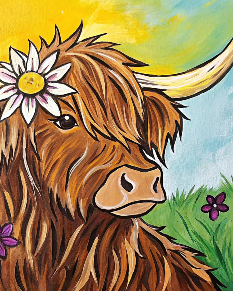 Beauty Highland Cow