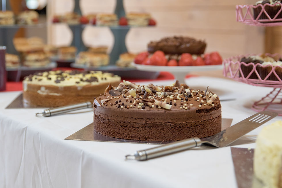 We had a great selection of cakes for those who joined us