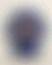 Royal Blue unisex oversized T-shirt with front print