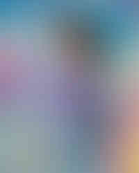 Baby blue oversized women's T-shirt with front print