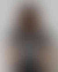 Black round neck women's T-shirt with back text design