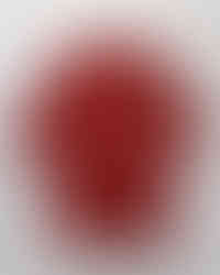 Red oversized T-shirt with front chest print