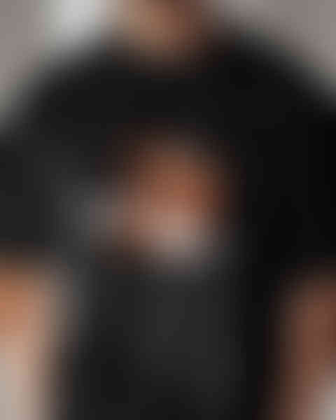 Black men's t-shirt with front design