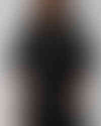 black women's T-shirt with a front chest print of a cute plant