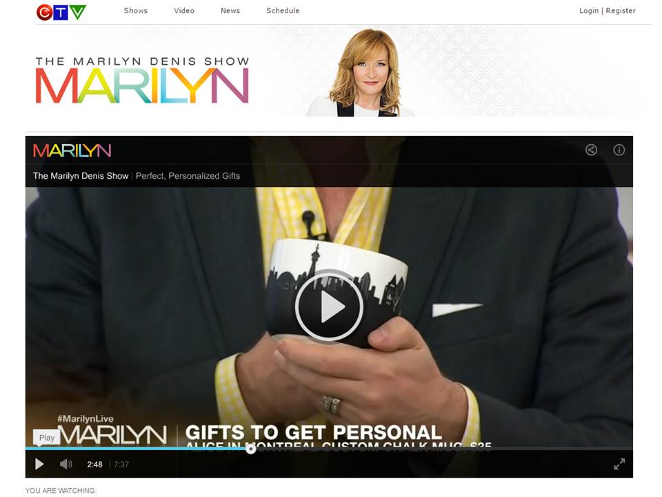 CTV The Marilyn Denis Show May 2016