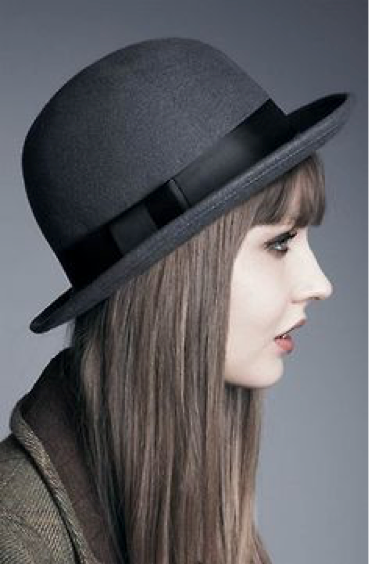 bowler hats for long hair