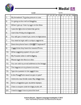 Modern Vocalic R Sentences