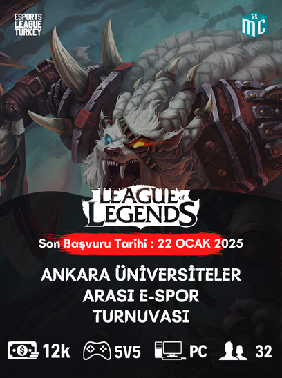 Ankara Üniversiteler Arası League Of Legends Turnuvası