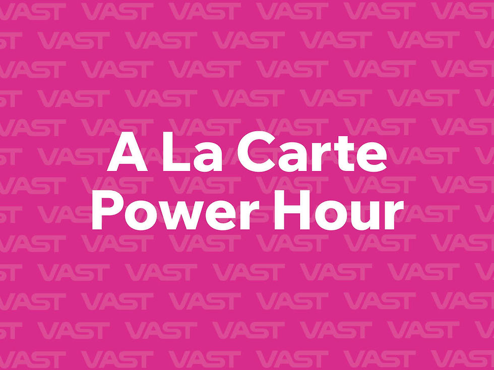 Vast Strategies A La Carte Power Hour to help clients in Central PA with marketing consultations
