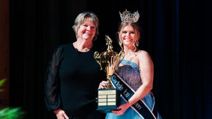 Miss Carlisle Ice Queen with The Christopher Campbell Commitment Award in 2026