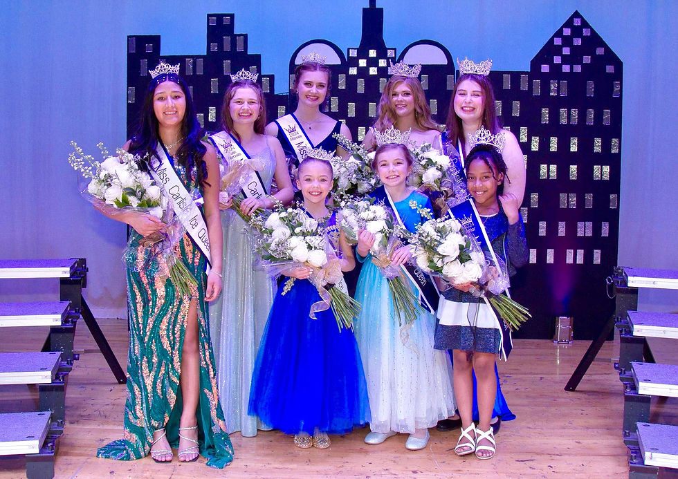 The 2024 Miss Carlisle Ice Queen Court