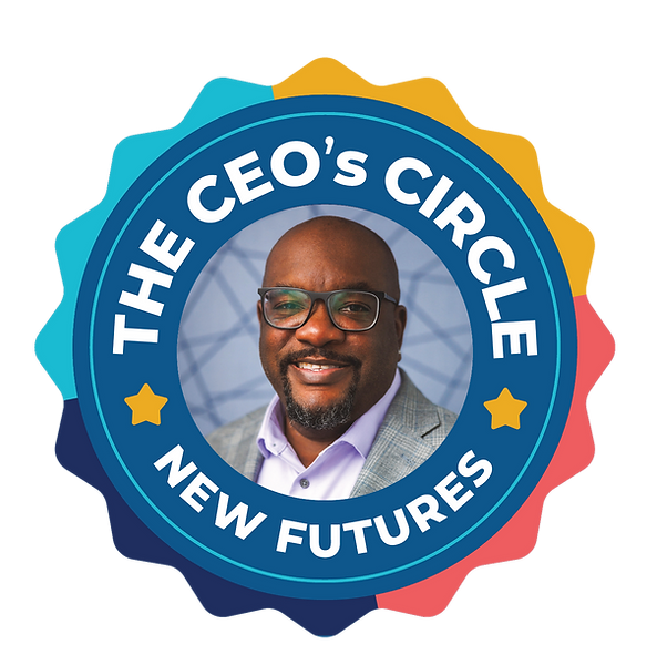 The New Futures CEO's Circle Logo
