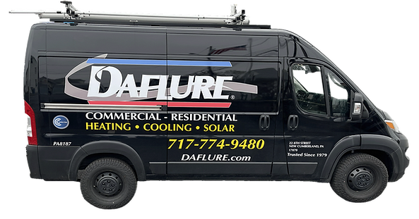 Daflure HVAC Repair truck in New Cumberland, PA