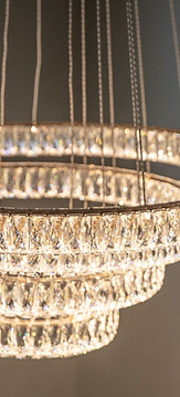 EJ Designs Interior Design Consultations Close up of a lighting fixture in a Central PA home