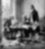 Jefferson, Adams & Franklin writing the Declaration of Independence; Philadelphia, PA