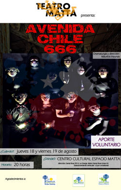 PROMO FUNCIONES AGOSTO AVENIDA CHILE