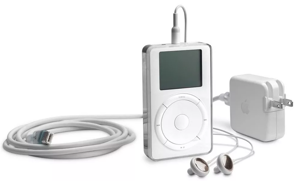 Exemplar do primeiro iPod desenvolvido pela Apple Inc
