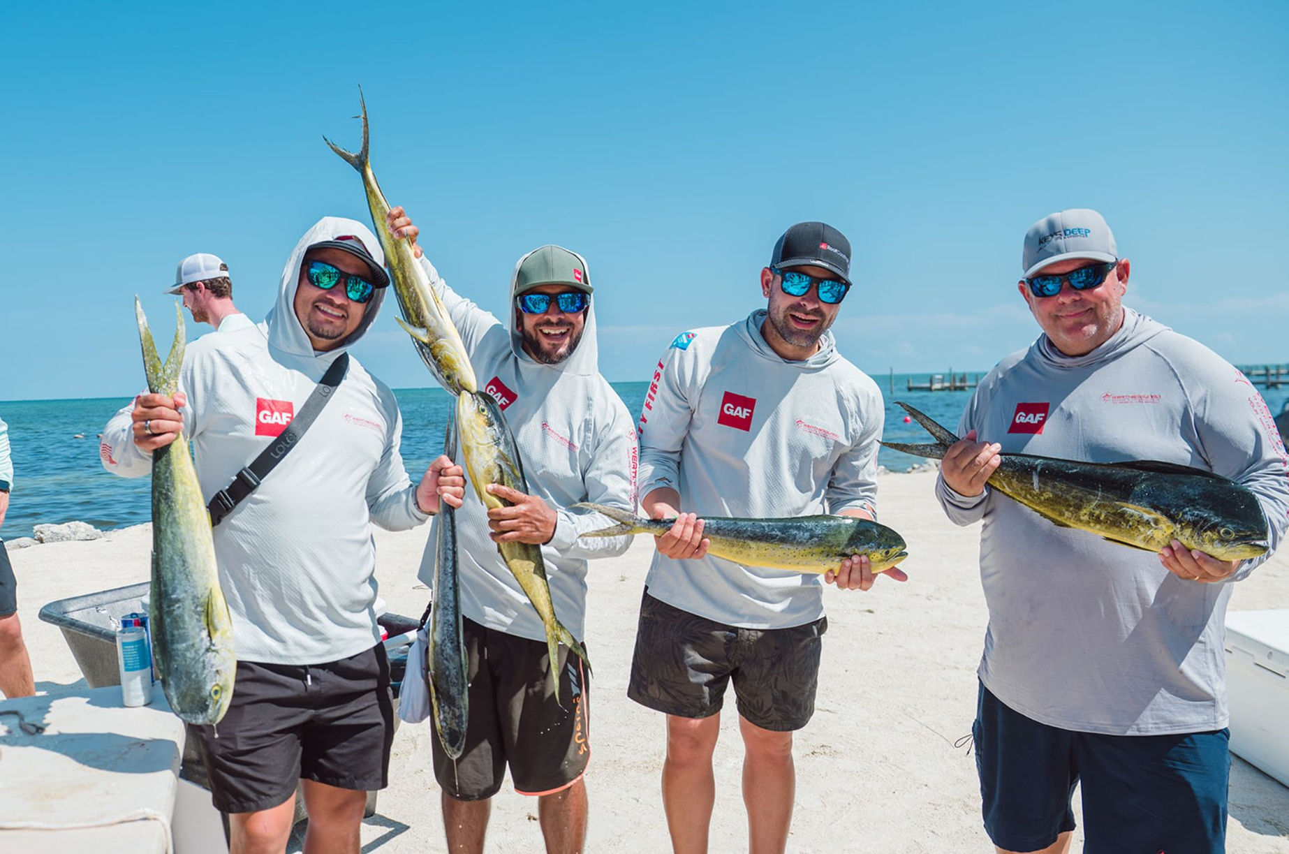 Make a Wish Fishing Tournament in South Florida with Weatherguard Roofing Team