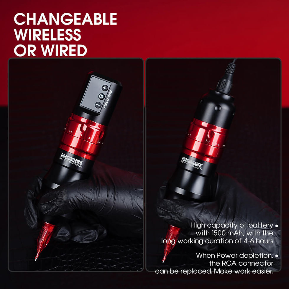 Thumbnail: Year of Dragon Dragonhawk Fold Pro Machine Pen Length 2 Batteries