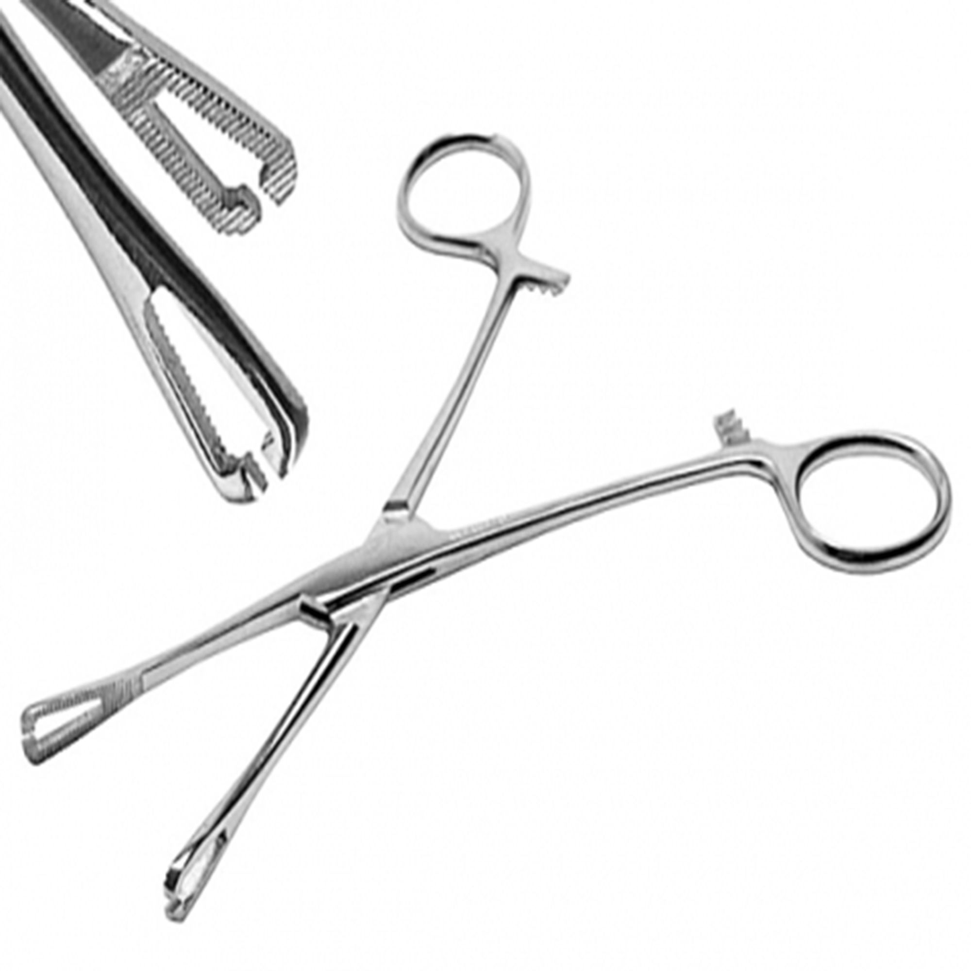 Mini Slotted Pennington Forceps Piercing Clamps