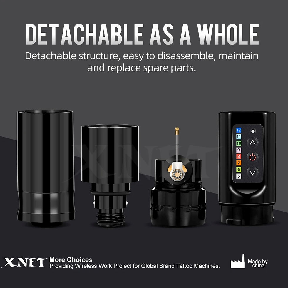 Thumbnail: Tattoo Pen XNET Pro Wireless Rotary Machine Coreless Motor 2400mAh Battery