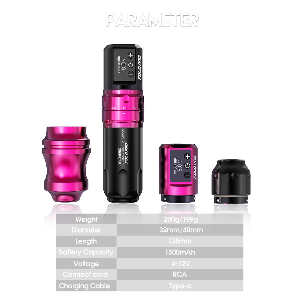 Thumbnail: Year of Dragon Dragonhawk Fold Pro Machine Pen Length 2 Batteries