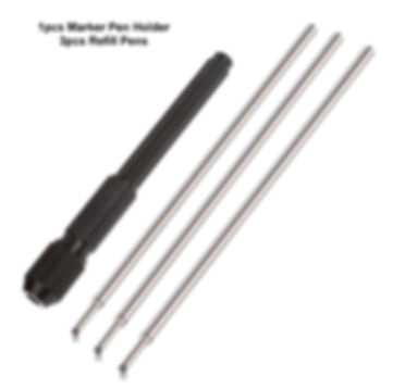 3 Stencil Marking Filler Pens and 1 Holder Dermal Skin Scribe Tattoo Piercing