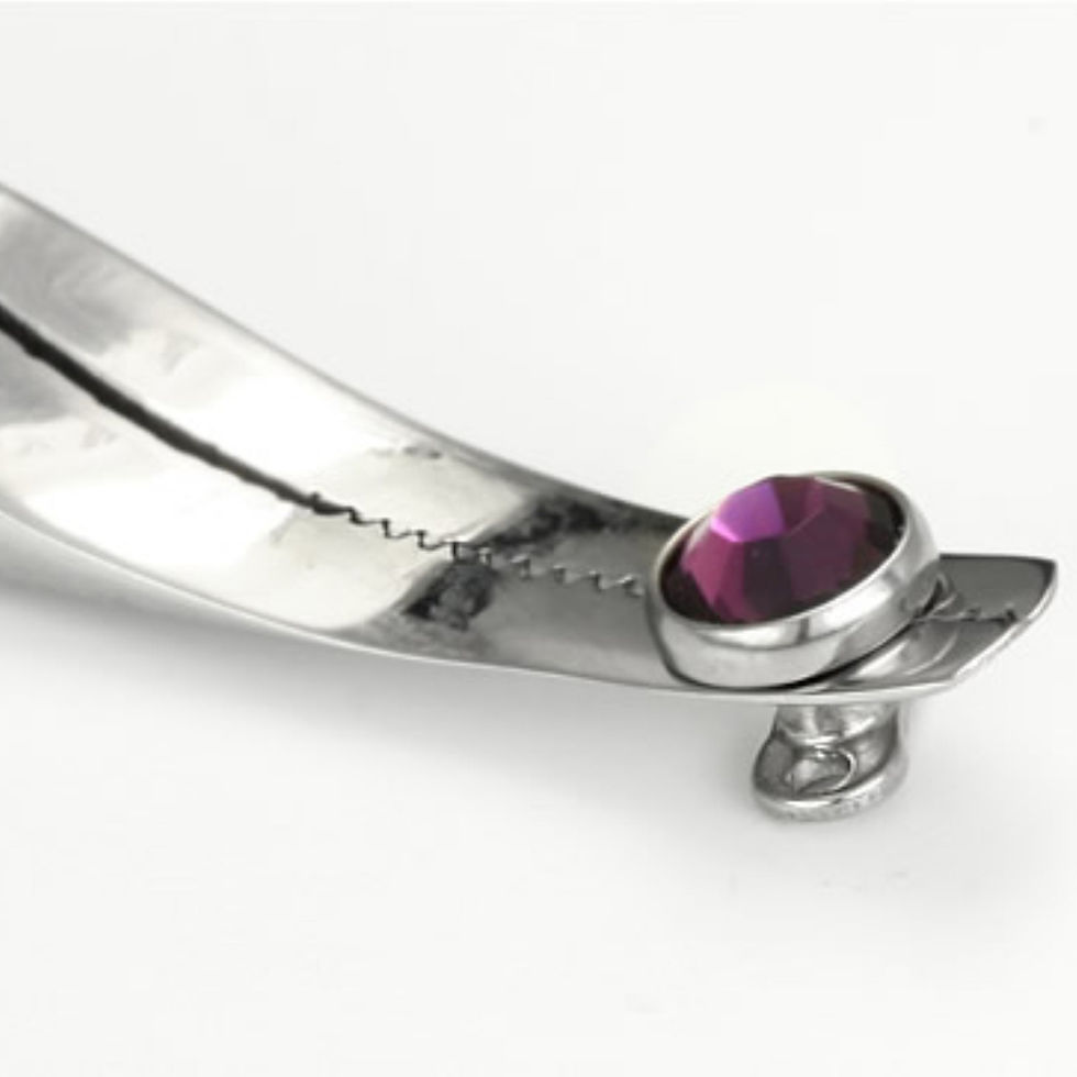 Thumbnail: Microdermal Anchor Holder 1.6mm Hole Body Piercing Forcep Hemostat Clamp Tool