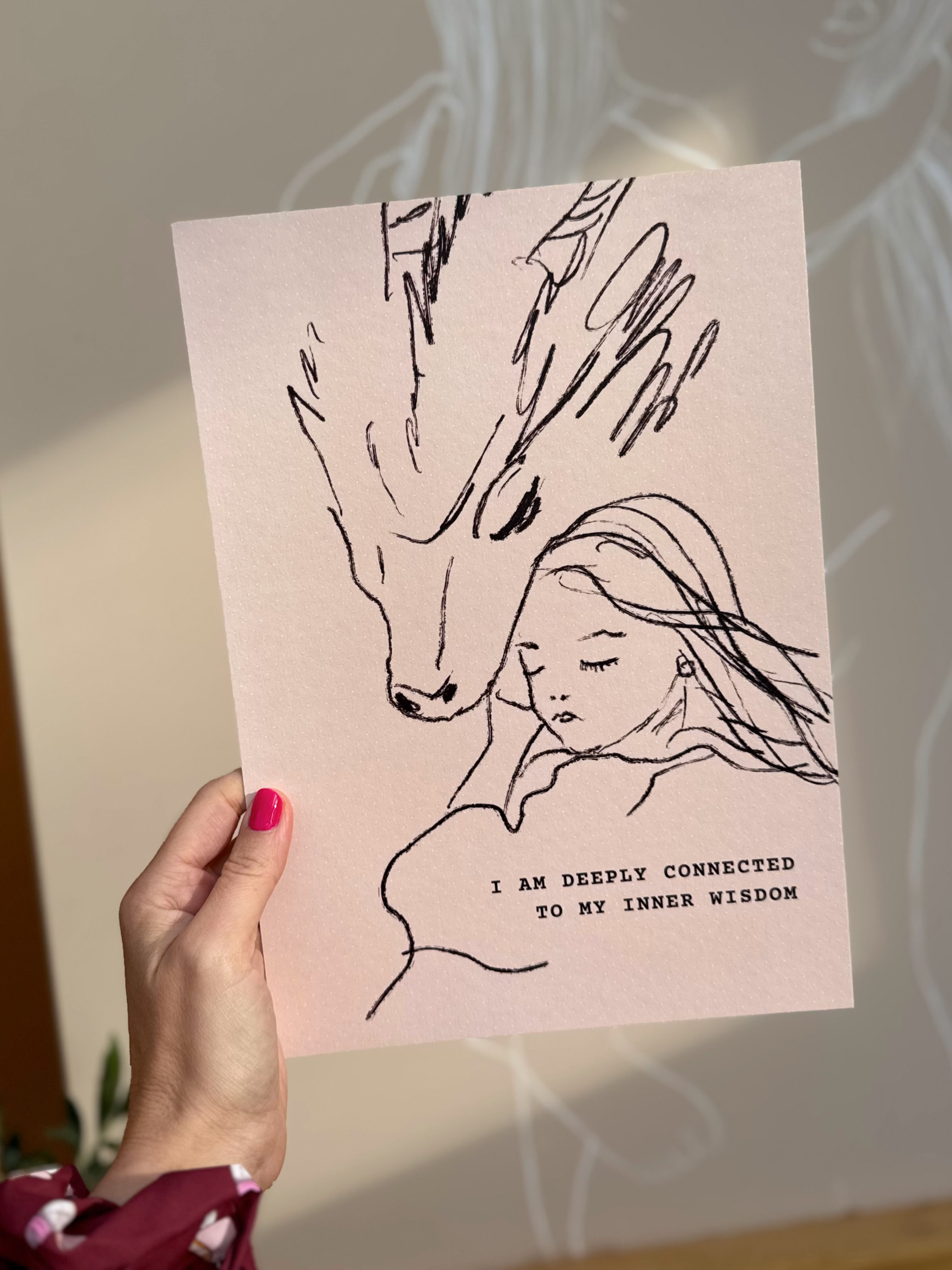 Fine Art Print I AM DEEPLY CONNECTED TO MY INNER WISDOM