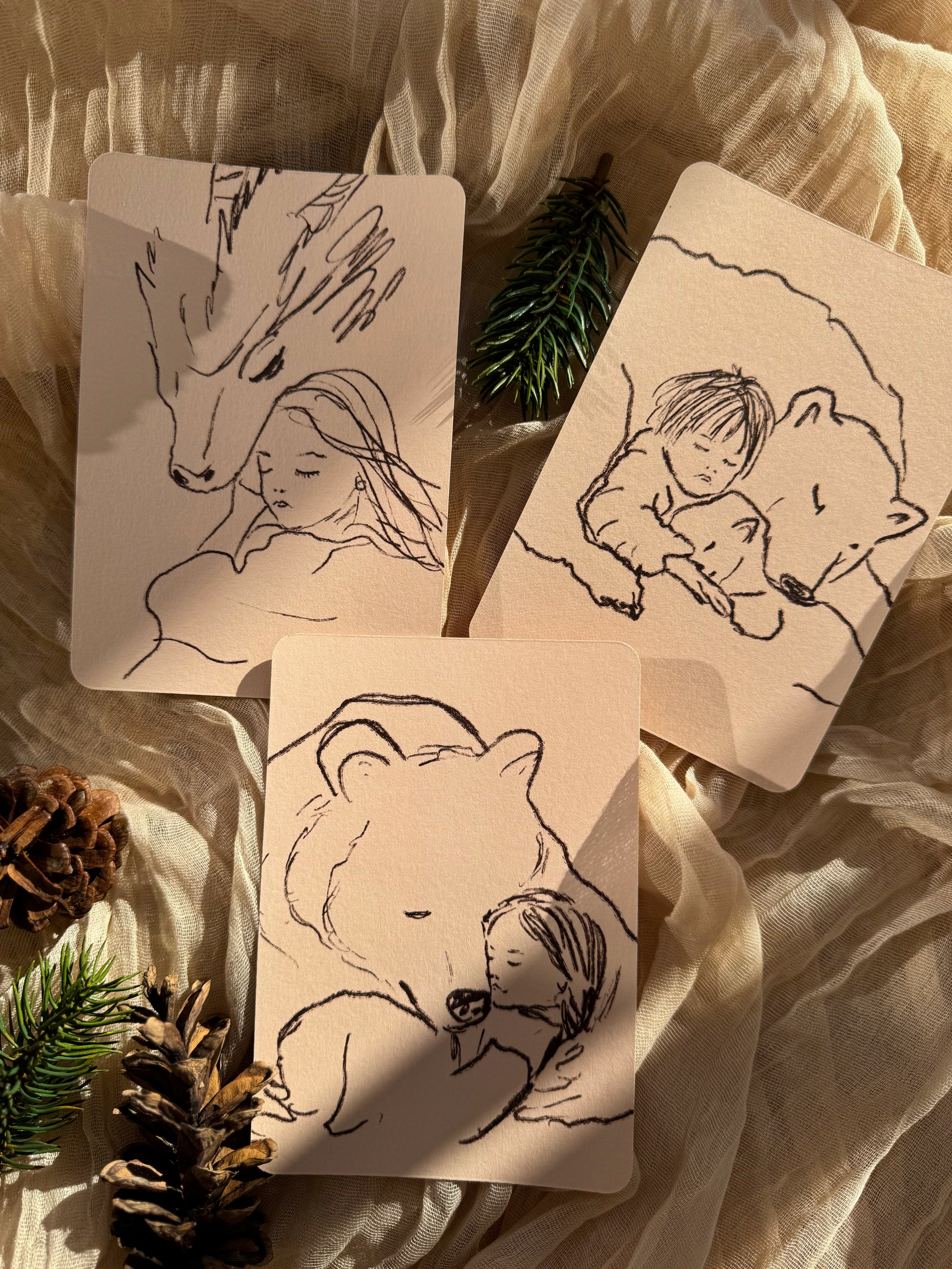 Kartenset GEBORGENHEIT