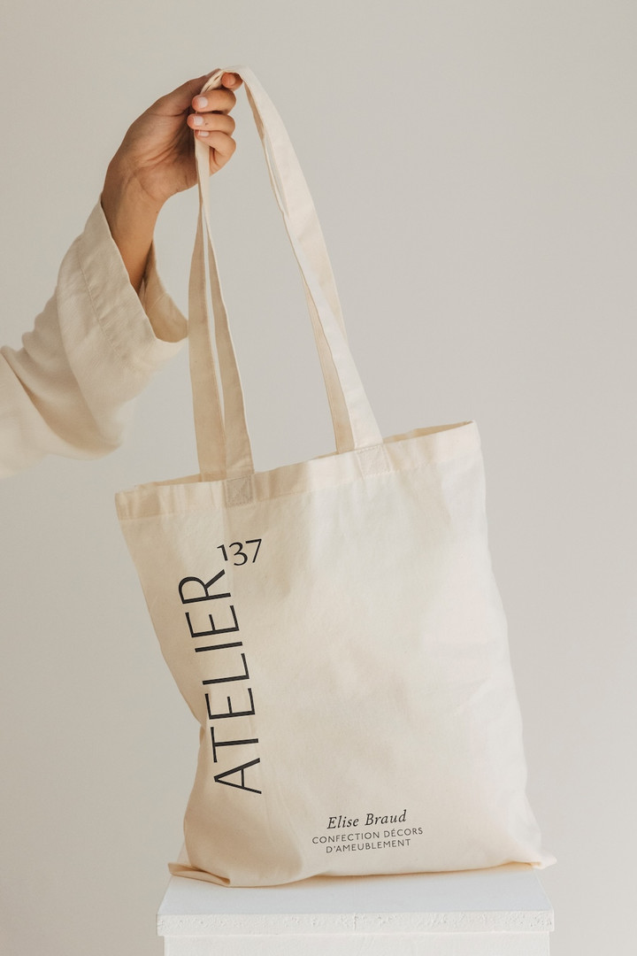 Logo sur totebag d'Atelier 137