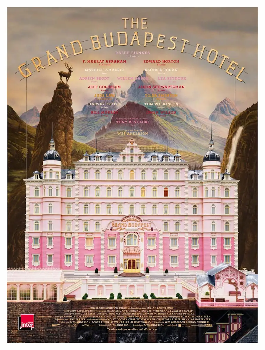Affiche du film Grand Budapest Hotel