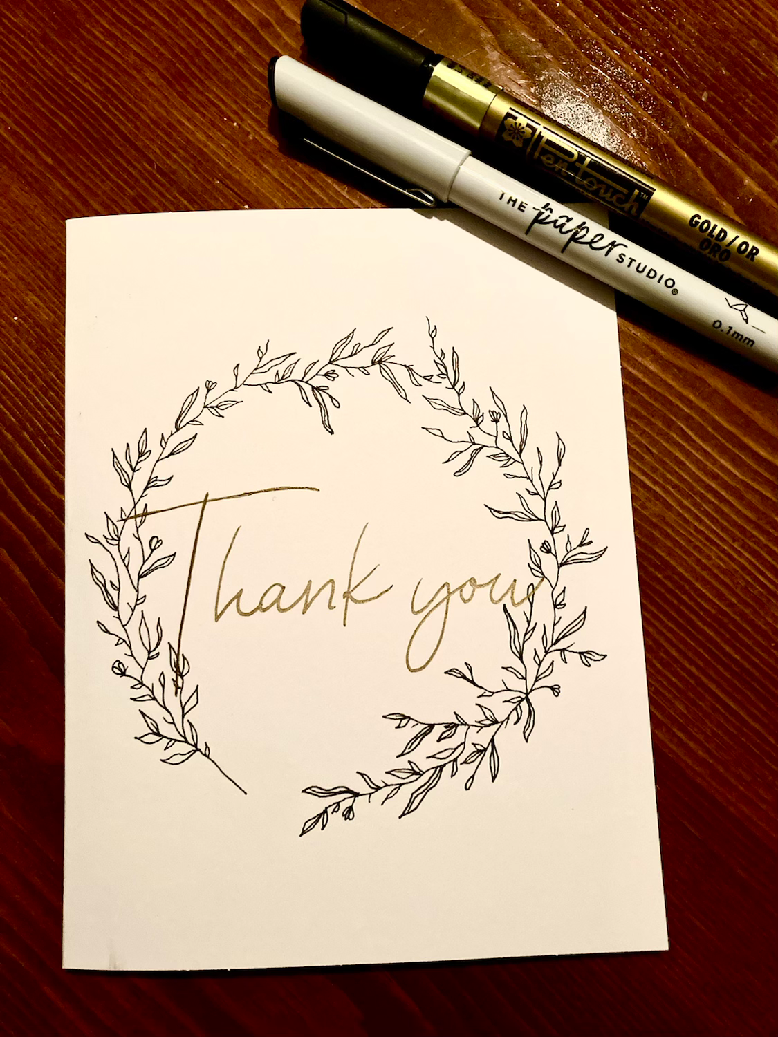 Thank You Botanical Card
