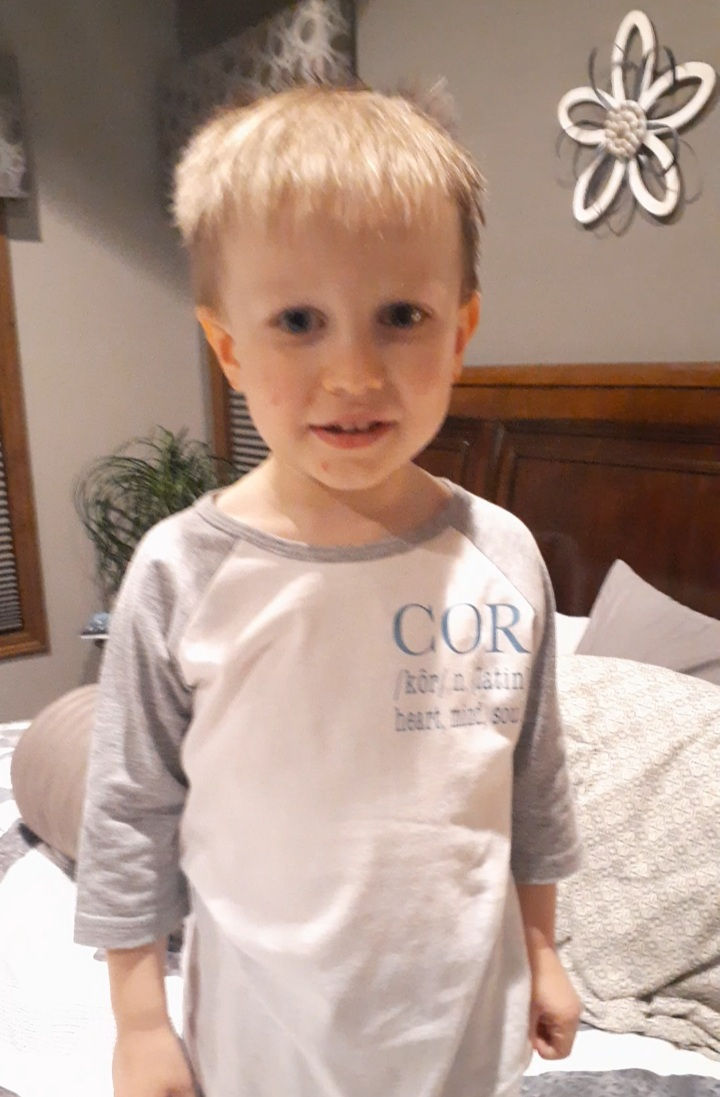 He loves his COR gear!