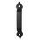 Thumbnail: Wrought iron handle set gothic - large