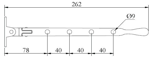 Thumbnail: Cast Iron Window Stay Sphere 250MM