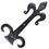 Thumbnail: Cast Iron Ornamental Hinge Fleur-De-Lis 285MM