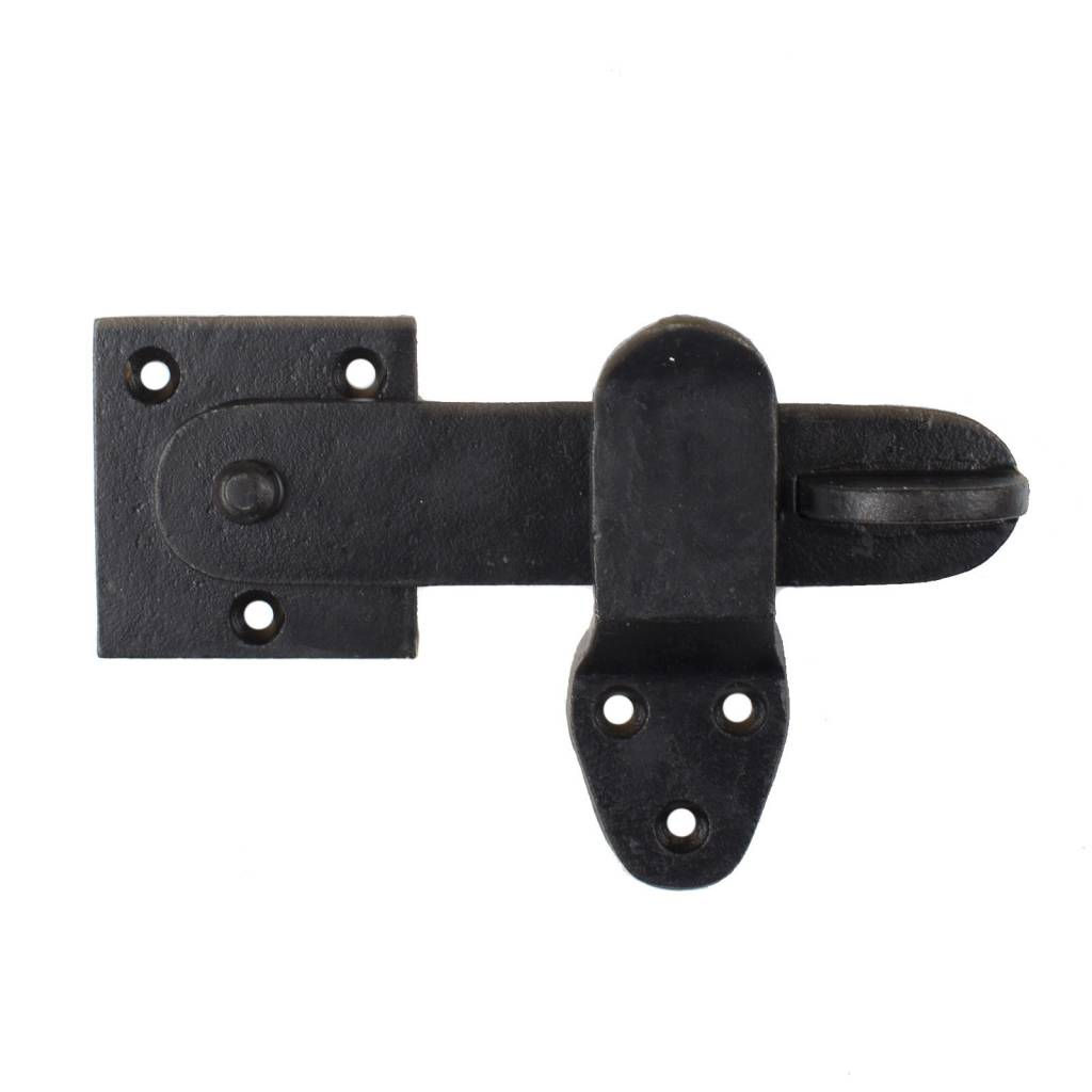 Wrought iron privacy latch