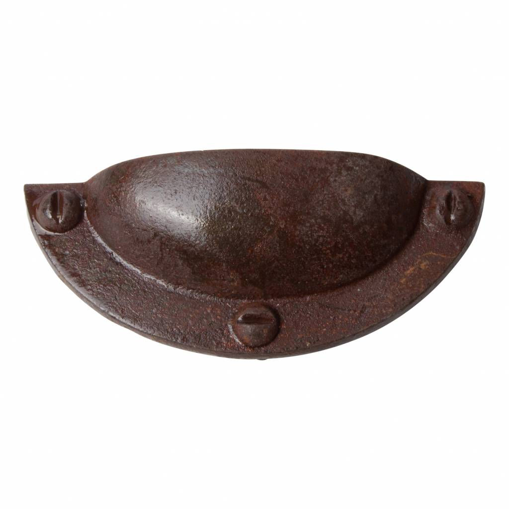 Cast Iron Finger Pull Rust - Rear Mounting