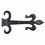 Thumbnail: Cast Iron Ornamental Hinge Fleur-De-Lis 285MM