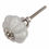 Thumbnail: Porcelain furniture knob white flower crackled (Pack of 8 Pcs)